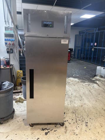 Professionele Polar G593 RVS Horeca Vrieskast – 600L (Op Wie, Ophalen of Verzenden, Gebruikt