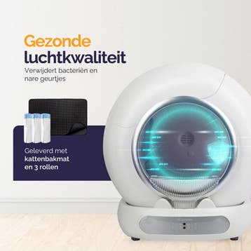 Viervoeter Fresh 3 Automatische Kattenbak Silver -, Ophalen of Verzenden, Zo goed als nieuw