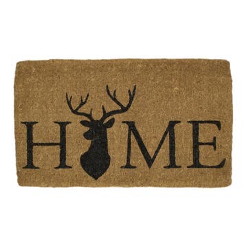 kokosmat handgeweven hertenkop home 75cm, Verzenden, Nieuw
