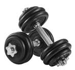 Verstelbare Halterset 30 kg – Gietijzeren Dumbbell Set Thuis, Verzenden, Nieuw