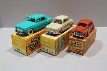 Norev 1:43 - Modelauto - Lot Renault4cv/Frégate/Dauphine, Nieuw