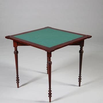 Driehoekige speeltafel voor in een hoek of langs een wand ca, Ophalen of Verzenden