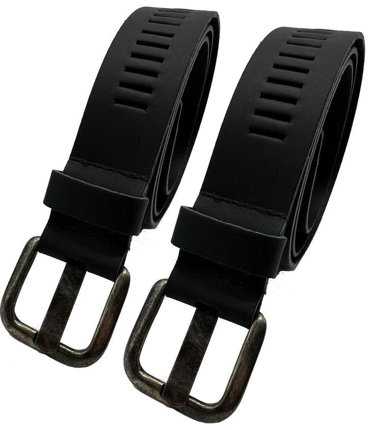 pack Arieszzz Unisex Leren Riem Zwart 2 pack – Tijdloos...., Kleding | Dames, Riemen en Ceinturen