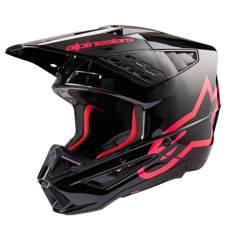 Alpinestars S-M5 Corp Helm Ece 22.06 Zwart Diva Roze, Motoren, Kleding | Motorhelmen, Offroadhelm, Heren, XXL, Nieuw met kaartje