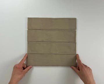 Wandtegel Equipe Cerámica Colonial Bruin Glans 7,5x30, Nieuw, 20 tot 40 cm, 10 m² of meer, Wandtegels