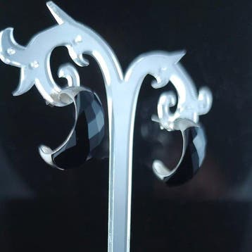 Zilver - Oorbellen - ONIX ABSORBER ENERGIEËN