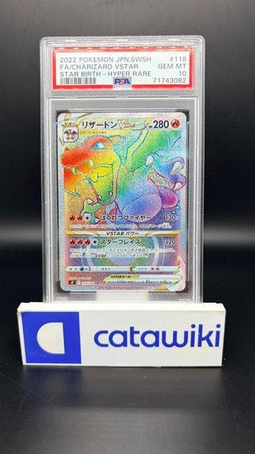 Pokémon - 1 Graded card - Charizard VSTAR 118/100 PSA 10 -, Nieuw