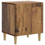 vidaXL Nachtkastje Oud hout 43 x 34,5 x 50 cm Bewerkt hout, Minder dan 45 cm, Verzenden, Nieuw, Minder dan 55 cm