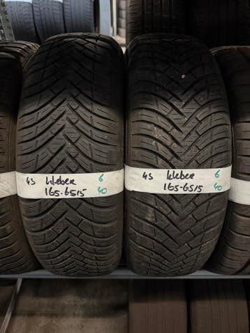 165-65-15 Kleber ALL SEASON 6mm Incl Montage 165 65 15, Ophalen, Gebruikt, 15 inch, All Season