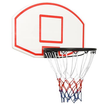 vidaXL Basketbalbord 71x45x2 cm polyetheen wit, Verzenden, Nieuw