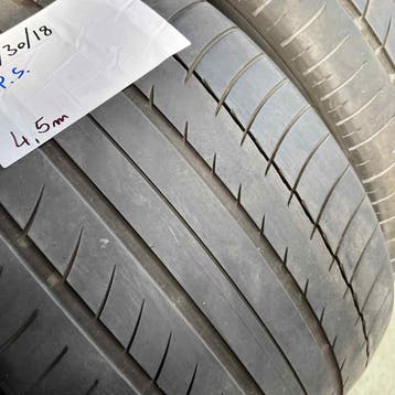 2 x Michelin Pilot Sport 285-30-18 Zomerbanden 4,5mm, 18 inch, Gebruikt, 285 mm, Ophalen of Verzenden