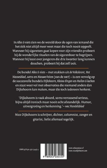 Alles & niets 9789045034454 Nico Dijkshoorn, Verzenden, Gelezen, Nico Dijkshoorn