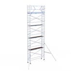 Rolsteiger Original 75x305 10,2m werkhoogte tegen de gevel, Doe-het-zelf en Verbouw, Steigers, Verzenden, Nieuw, Rolsteiger of Kamersteiger