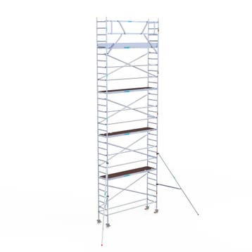 Rolsteiger Original 75x305 10,2m werkhoogte tegen de gevel, Doe-het-zelf en Verbouw, Steigers, Verzenden, Nieuw, Rolsteiger of Kamersteiger