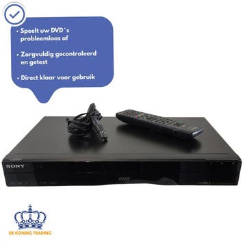 Sony RDR-AT205 | DVD Recorder | DVD Speler | HDD Recorder, Gebruikt, Verzenden, Met harddisk, Dvd-recorder