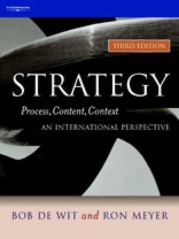 Strategy - Bob De Wit 9781861529640, Verzenden, Gelezen, Bob De Wit