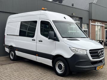 Zakelijke Lease |  Mercedes-Benz Sprinter 314 2.2 CDI L2H2, Automaat, Stof, Gebruikt, Wit