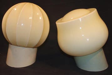 Lamp (2) - Glas, Bakeliet