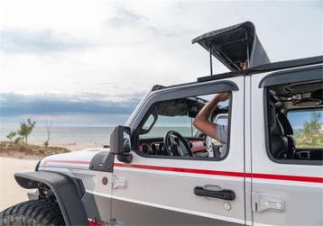 Rampage 20-22 Jeep Gladiator Trailview Fastback - Black, Ophalen of Verzenden, Nieuw