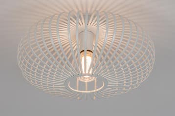Rietveld Plafondlampen - Wit - Metaal, Verzenden, Nieuw