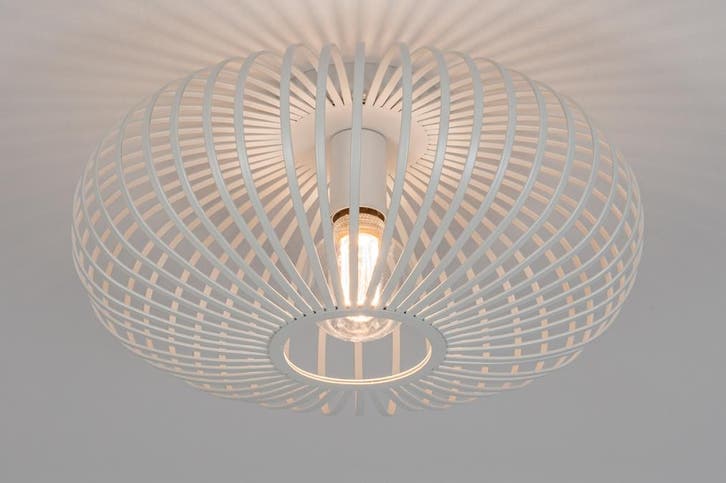 Rietveld Plafondlampen - Wit - Metaal, Huis en Inrichting, Lampen | Plafondlampen, Verzenden