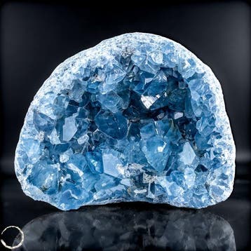 Natuurlijke celestietdruse uit Madagaskar – Hemelse