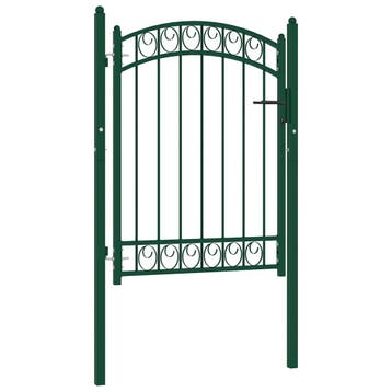 vidaXL Hekpoort EMMEN met gebogen bovenzijde staal 100x98,5, Verzenden, Nieuw