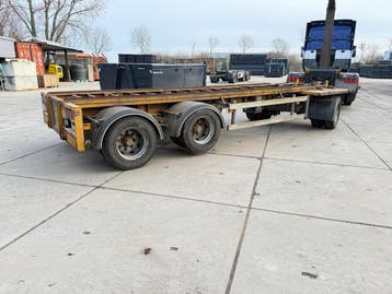 Afzetcontainer-aanhanger / containertrailer VDL NCH G Meppel
