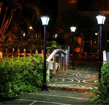 Klassieke tuinverlichting op zonne energie - Vanaf €79,95, Overige materialen, Verzenden, Minder dan 50 watt, Overige typen