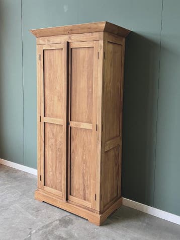Teakhouten | Computerkast | 95x190x50 cm | Gratis bezorging!, 70 tot 120 cm, Teakhout, Nieuw, Ophalen of Verzenden