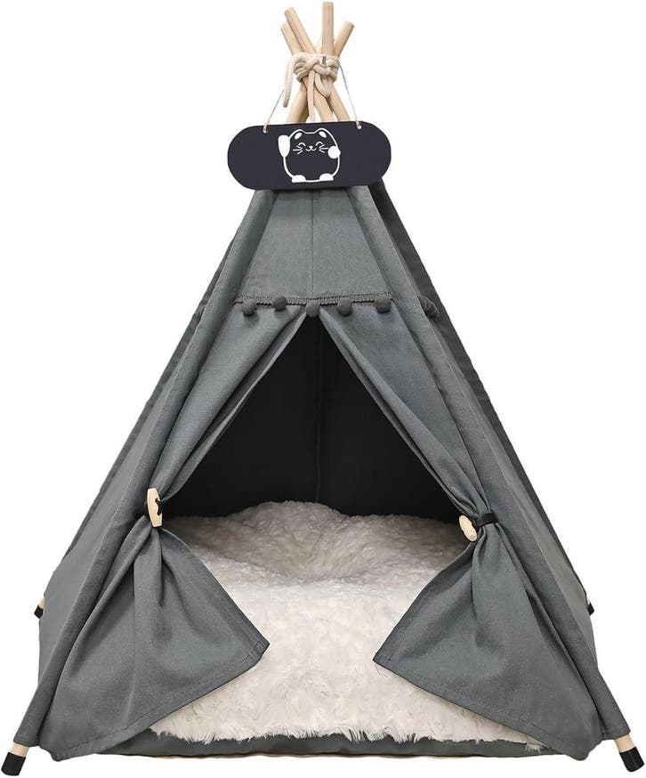 Tipi tent hond & kat - 60cm | Retourdeal 51% Korting, Dieren en Toebehoren, Katten-accessoires, Zo goed als nieuw, Ophalen of Verzenden