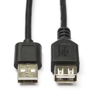 USB verlengkabel | 3 meter | USB 2.0 (100% koper), Verzenden, Nieuw