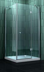 Vierkante douchecabine 170 cm hoog, Verzenden, Nieuw, Glas, Douche