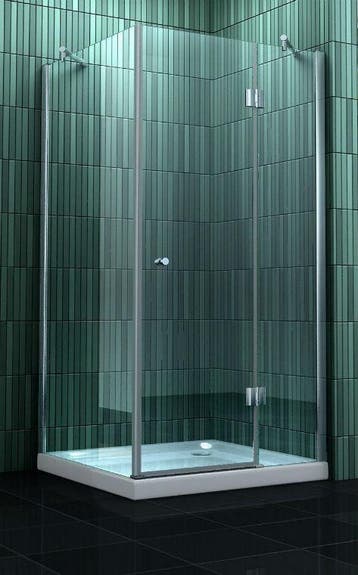 Vierkante douchecabine 170 cm hoog, Doe-het-zelf en Verbouw, Sanitair, Verzenden, Nieuw, Glas, Douche