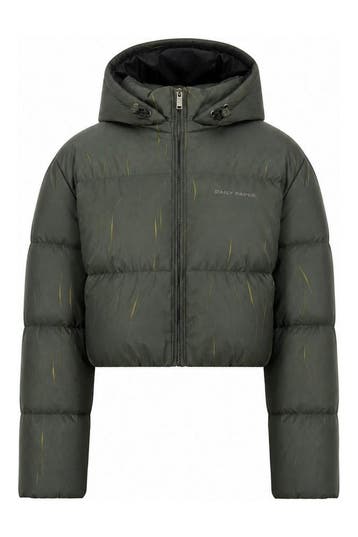 Daily Paper Jas in maat M Groen, Kleding | Dames, Jassen | Winter, Daily Paper, Verzenden, Zo goed als nieuw, Groen