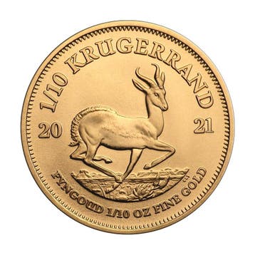 Krugerrand 1/10 Ounce, Verzenden