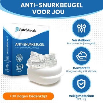 2dekans | PurelyGoods Anti-Snurkbeugel – Verstelbaar – 4.2 x, Ophalen of Verzenden, Zo goed als nieuw