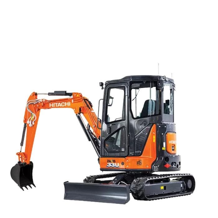Hitachi-Landscros Hitachi minigraver ZX33U-6 - 18,8kW, Zakelijke goederen, Machines en Bouw | Kranen en Graafmachines, Graafmachine