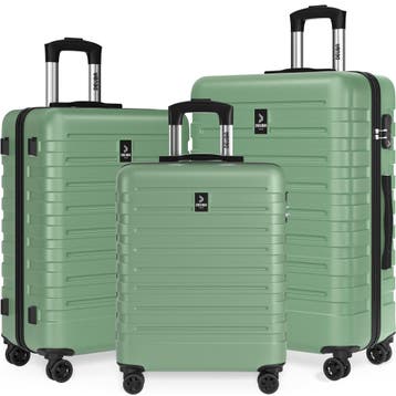 Hardschalenkoffer New York 3-delige set pastelgroen 360º..., Sieraden, Tassen en Uiterlijk, Koffers, Verzenden, Nieuw