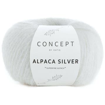 Katia Concept Alpaca Silver - 250 Ecru - Glans Garen, Ophalen of Verzenden, Nieuw