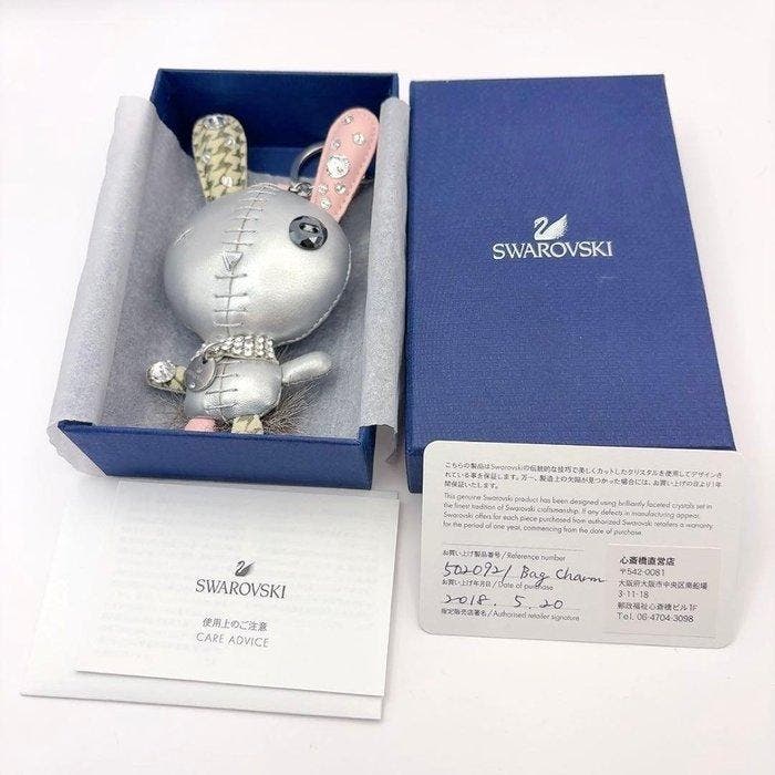 Decoratief ornament - Swarovski - Matilda Rabbit Tashanger /, Antiek en Kunst, Curiosa en Brocante
