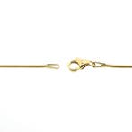 Gouden slangenschakel ketting, Ophalen of Verzenden, Gebruikt, Overige kleuren, Goud