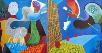 David Hockney (1937) - The Other Side, Nieuw