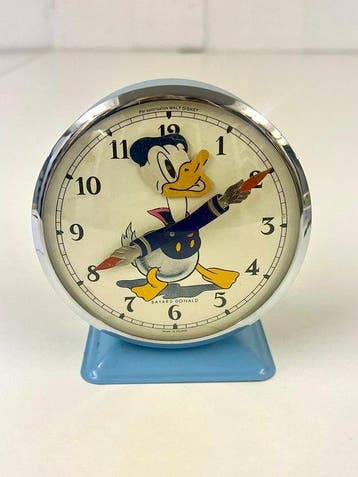 Donald Duck - 1 Disney Alarm Clock - Bayard France Disney, Verzamelen, Nieuw