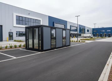 Kantoor-unit Keet 20ft 6 x 2,5 meter mobielkantoor