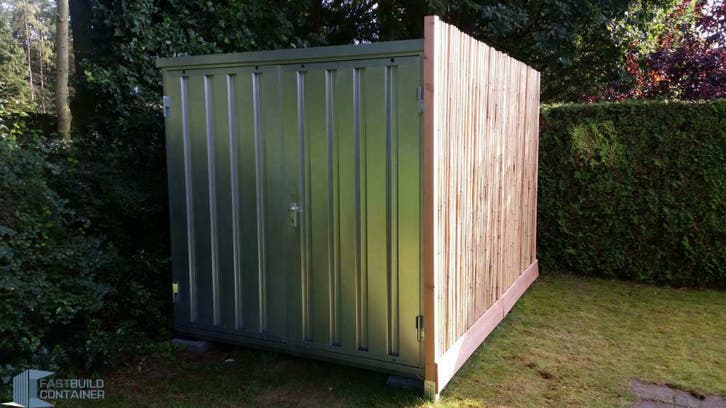 Bedekte fietsenberging van stevig staal, nu voor een goede €, Tuin en Terras, Overige Tuin en Terras, Nieuw