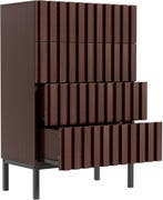 Commode - Dressoir - Ladekast - 60x34,5x92 cm - Bruin - UEV, Huis en Inrichting, Verzenden, Zo goed als nieuw