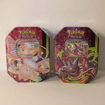 Pokémon - 2 Box - Mega Gengar ex tin + Mega Clefable ex tin, Nieuw