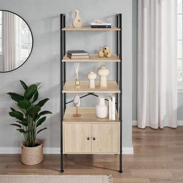 Wandrek Brentwood 57,5x34x173cm, Verzenden, Nieuw
