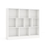 LIVSK Boekenkast met 10 Vakken - Duurzaam Hout en MDF - Kant, Boeken, Verzenden, Nieuw